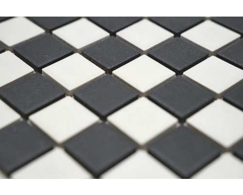 Close-up van mozaïektegels in vierkante vorm