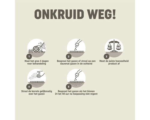 POKON Onkruid Weg! 120 m2