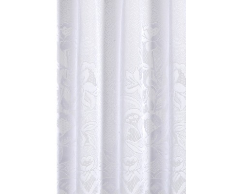 Witte decoratieve sjaal met bloemmotief