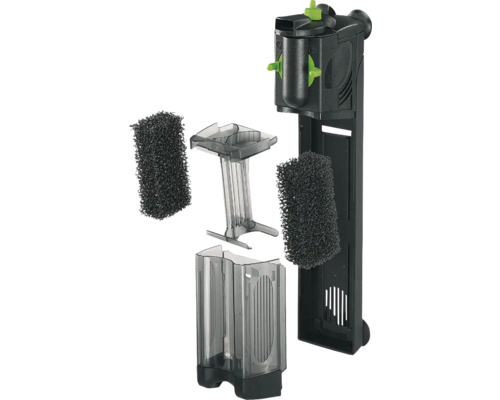 Binnenfilter voor aquaria in afzonderlijke onderdelen