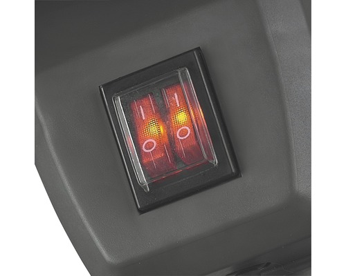 Twee verlichte schakelaars met aan uit markering