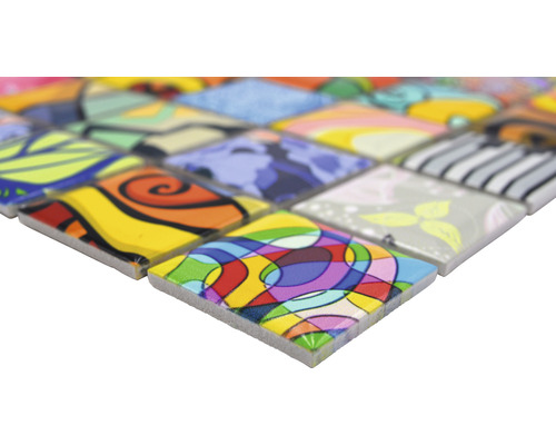 Mozaïektegels met kleurrijke patronen