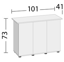 JUWEL Aquarium onderkast Rio 180 wit, 101x41x73 cm