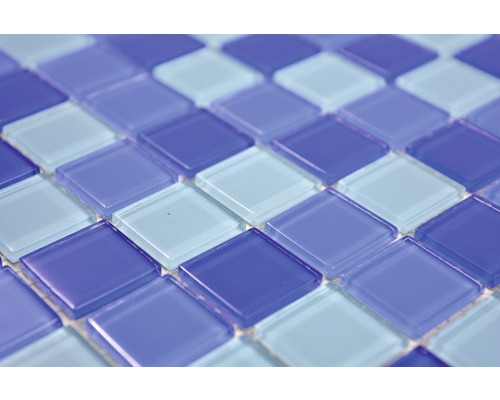 Vierkante mozaïektegels van glas