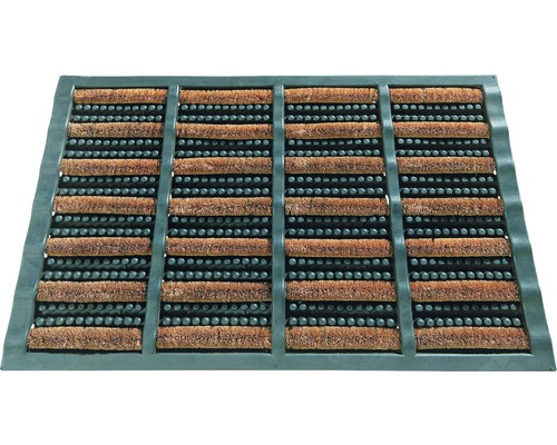 Deurmat met borstels en noppen