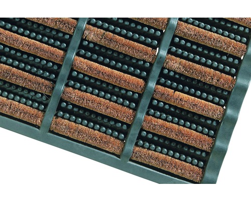 Kokosvezel en rubberen deurmat