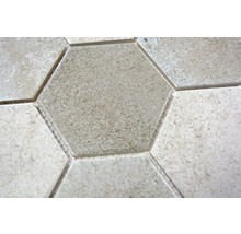 Mozaïektegel keramisch CIM HX9 CM hexagon cement 25,6x29,6 cm-thumb-5