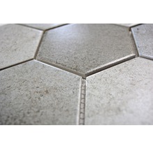 Mozaïektegel keramisch CIM HX9 CM hexagon cement 25,6x29,6 cm-thumb-6