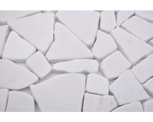 Witte natuursteen mozaïektegel