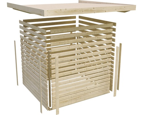 Bouwpakket voor een tuinhuis van hout