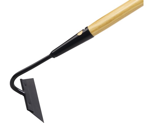Tuinhacke met houten handvat en stalen blad