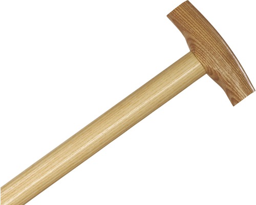 Houten steel met T-greep voor tuingereedschap