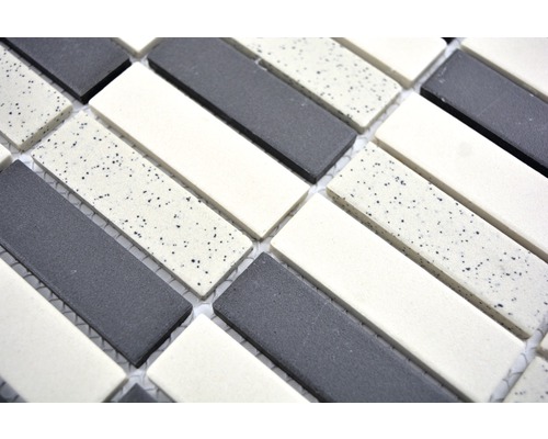 Mozaïektegels met rechthoekige vorm in verschillende designs