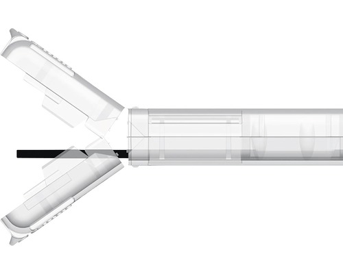 Pijpverbinder met snijgereedschap