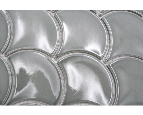 Keramische mozaïektegel in waaiervorm