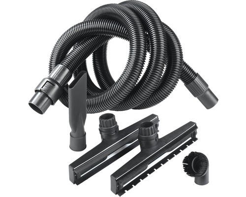 Stofzuigeraccessoires met slang, spuitmonden en borstels