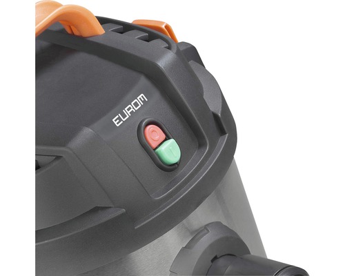 Detail van een EUROM stofzuiger met bedieningselementen