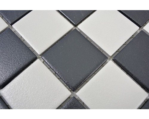 Close-up van mozaïektegels in vierkante vorm