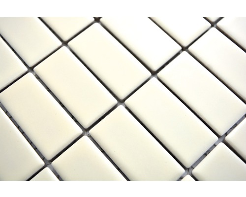 Mozaïektegels in dwarsformaat