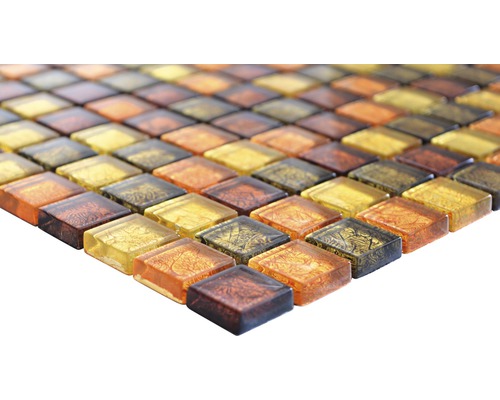 Mozaïektegels van glas in vierkante vorm