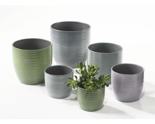 Diverse maten keramische plantenbakken