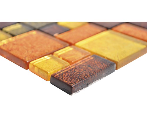 Mozaïektegels van glas, vierkant en rechthoekig