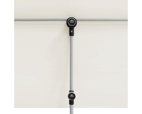 Detailweergave van een parasol met frame