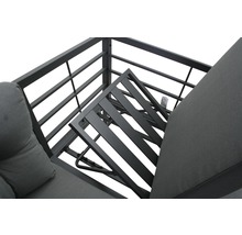 SENS-LINE Loungeset Elba aluminium 3-delig antraciet, 209x209 cm