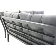 SENS-LINE Loungeset Elba aluminium 3-delig antraciet, 209x209 cm