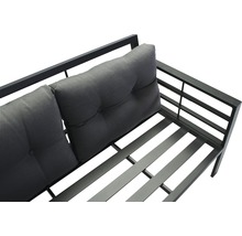 SENS-LINE Loungeset Elba aluminium 3-delig antraciet, 209x209 cm