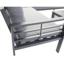 SENS-LINE Loungeset Elba aluminium 3-delig antraciet, 209x209 cm