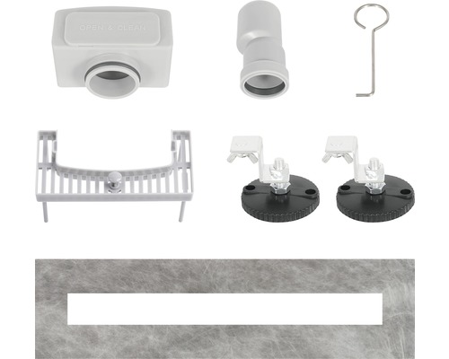 Componenten voor douchegoot en accessoires