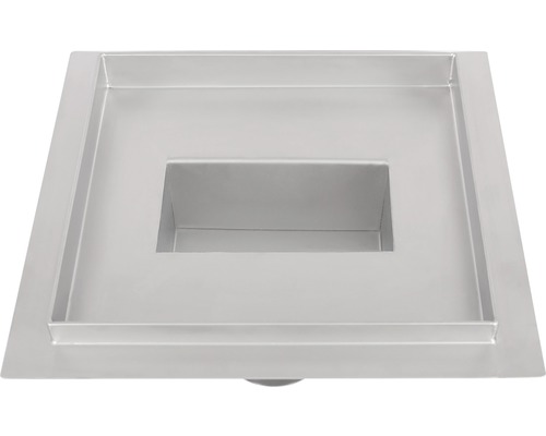 Roestvrijstalen douchegoot met vierkant design