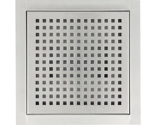 Vierkante metalen vloerafvoer met perforatie