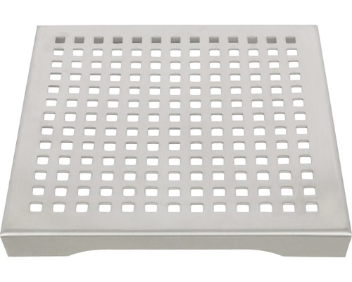 Metalen opvangbak met vierkante gaten