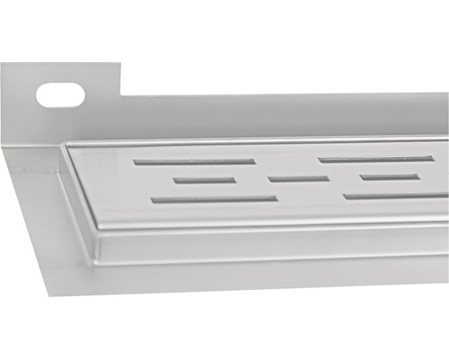 Roestvrijstalen douchegoot met afvoer