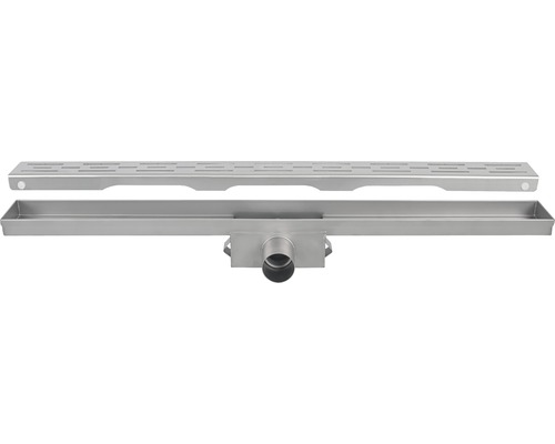 Roestvrijstalen douchegoot met afdekking