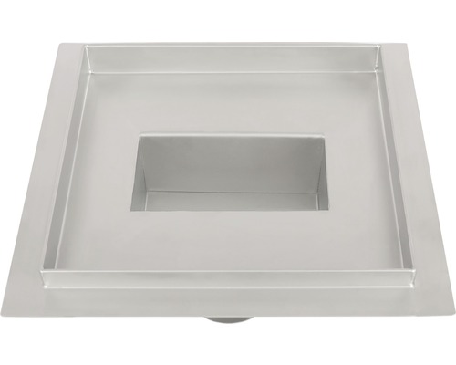 Vierkante douchegoot van metaal