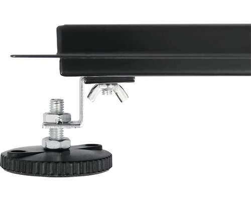 Verstelbare voet voor werkbank