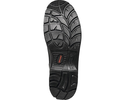 Zool van een veiligheidsschoen met profiel