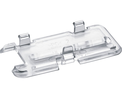 Kunststof afdekking met bevestigingsclips