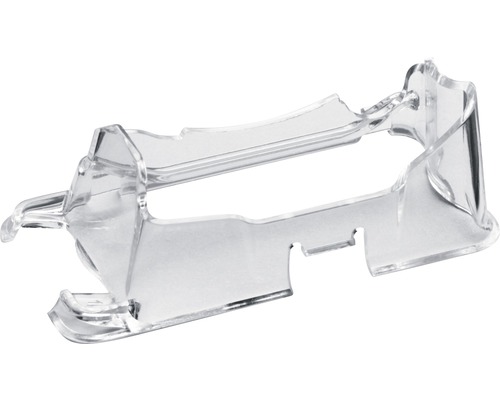 Transparante apparaathouder voor bevestiging