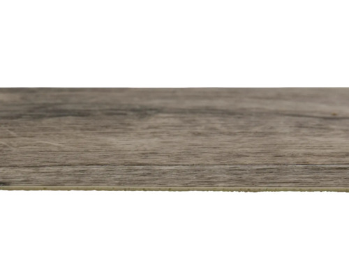 Close-up van een vinyl vloertegel met houtlook.