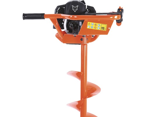 Grondboor met spiraalvormige boorkop voor tuin- en landschapsarchitectuur