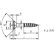 DRESSELHAUS Houtschroef lenskop sleuf 4x40 mm DIN 95 galv. verzinkt, 200 stuks