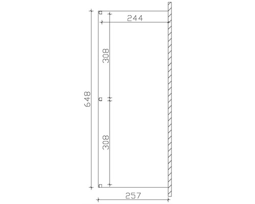 Technische tekening met maatvoering