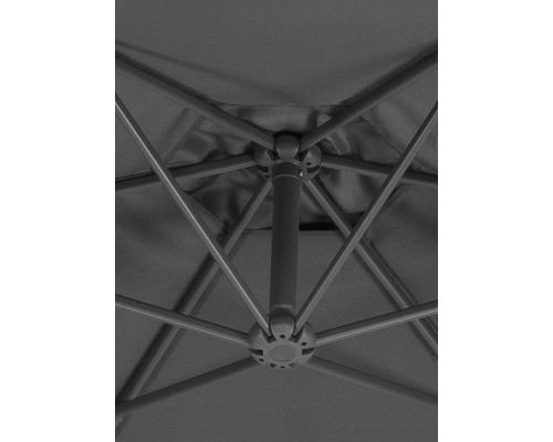 Detailopname van het frame van een parasol