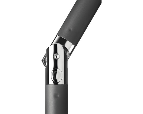 Detailopname van het verstelbare scharnier van een parasol