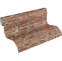 Rol behang met baksteenmotief