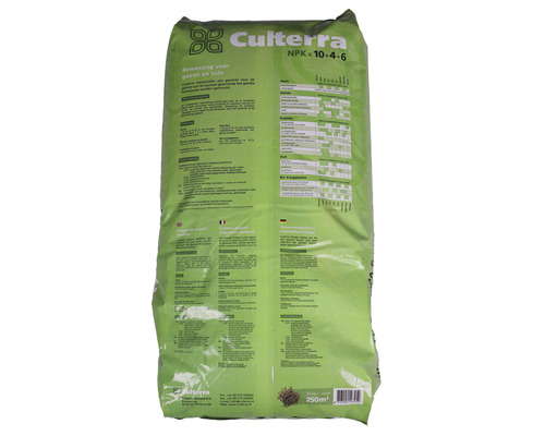Culterra tuinmest voor gazon en tuin met NPK 10+4+6